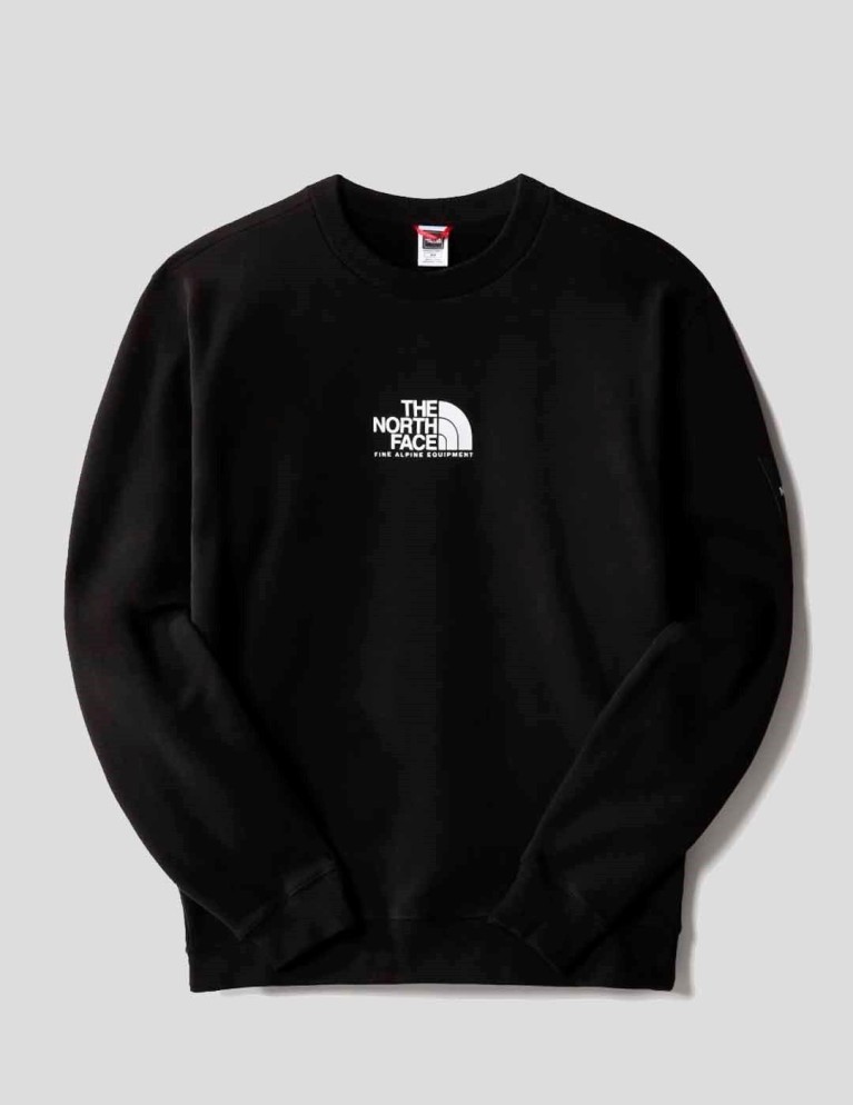 Sudadeira THE NORTH FACE fine crew tnf black